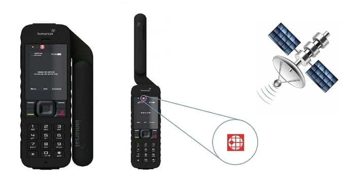 Funciones del teléfono Isatphone 2: Conoce su brújula satelital