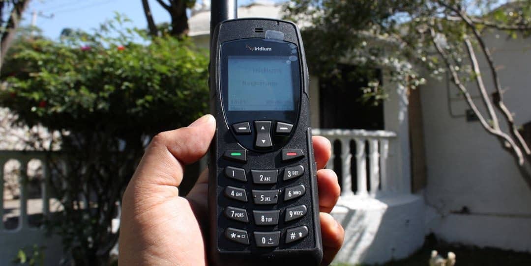 Los teléfonos satelitales como solución en casos de emergencia