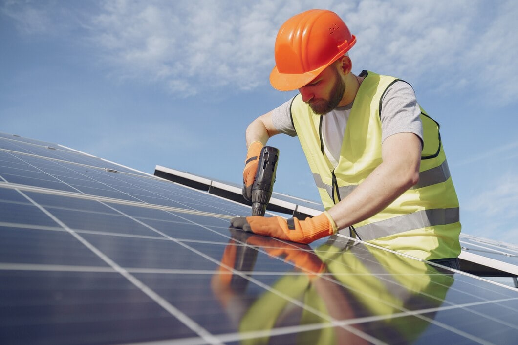 instalación de panel solar